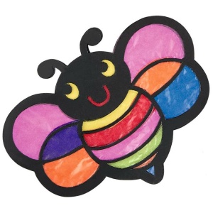 Krabbelkäfer Bunte Sonnenfänger aus Papier - Bastelset für 20 Fensterbilder Krabbelkäfer Bunte Sonnenfänger aus Papier - Bastelset für 20 Fensterbilder