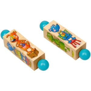 Holz-Dreh-Puzzle Die Lieben Sieben Holz-Dreh-Puzzle Die Lieben Sieben