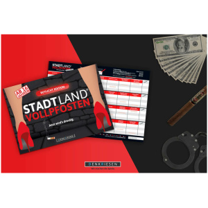 STADT LAND VOLLPFOSTEN - ROTLICHT EDITION (DinA4-Format) STADT LAND VOLLPFOSTEN - ROTLICHT EDITION (DinA4-Format)
