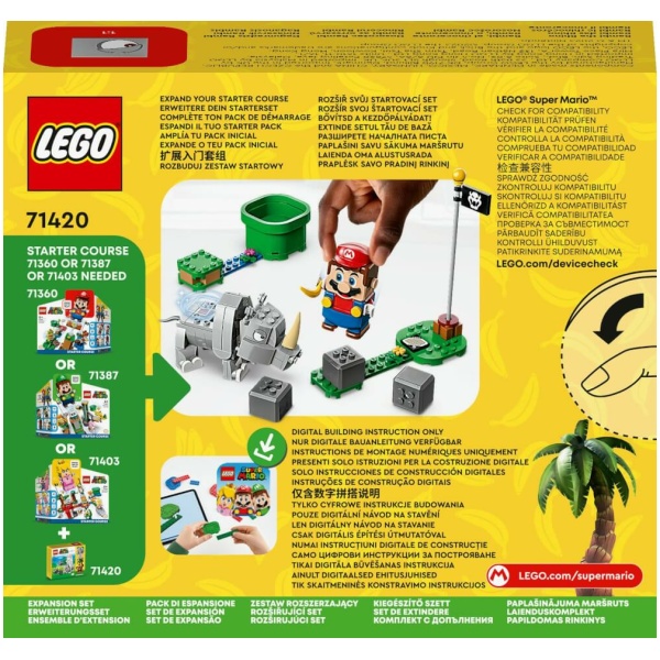 LEGO® Super Mario 71420 Rambi das Rhino – Erweiterungsset