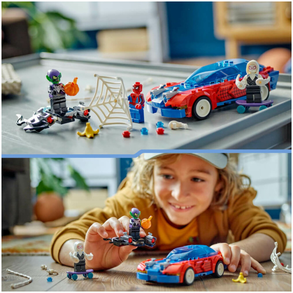 LEGO® Marvel Super Heroes 76279 Spider-Mans Rennauto & Venom Green Goblin