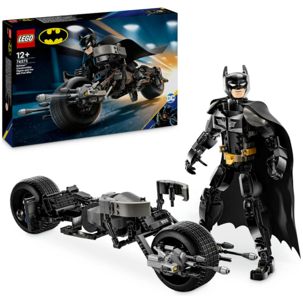 LEGO® DC Comics Super Heroes 76273 Batman™ Baufigur mit dem Batpod