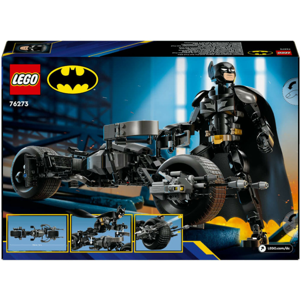 LEGO® DC Comics Super Heroes 76273 Batman™ Baufigur mit dem Batpod