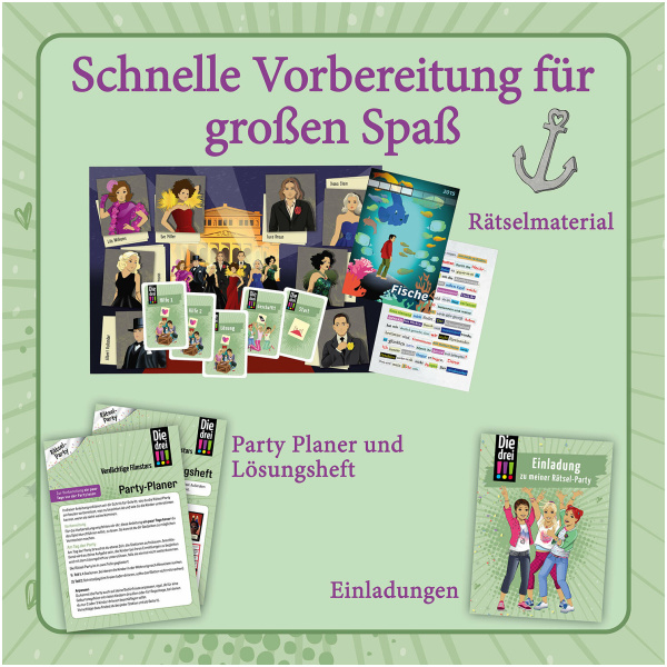 Die drei !!! Rätsel-Party
