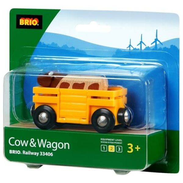 Ravensburger 63340600 Tierwagen mit Kuh RW Rolling Stock
