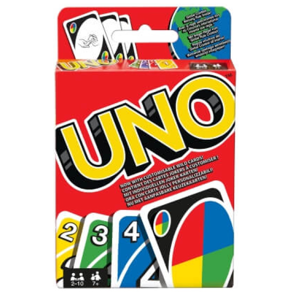 Mattel W2087 UNO (Kartenspiel), 2-10 Spieler, ca. 30-60 min, ab 7 Jahre