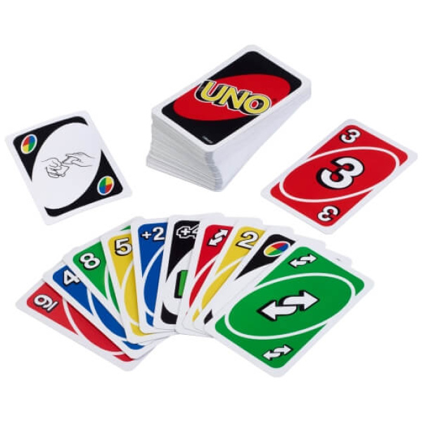 Mattel W2087 UNO (Kartenspiel), 2-10 Spieler, ca. 30-60 min, ab 7 Jahre
