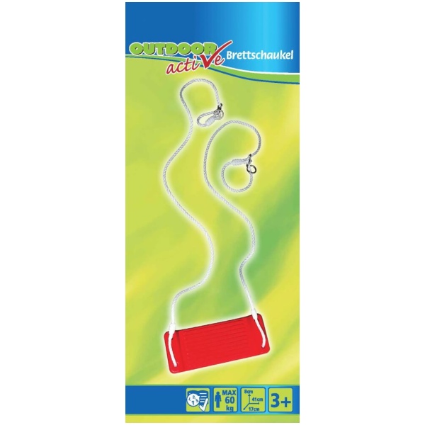 Outdoor active Brettschaukel-Kunststoff, 42 x 16 cm
