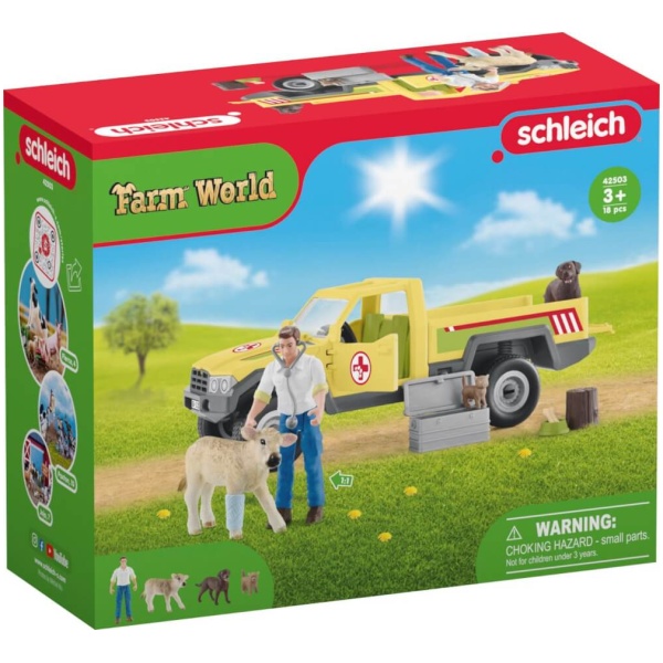 schleich® Farm World 42503 Tierarztbesuch auf dem Bauernhof