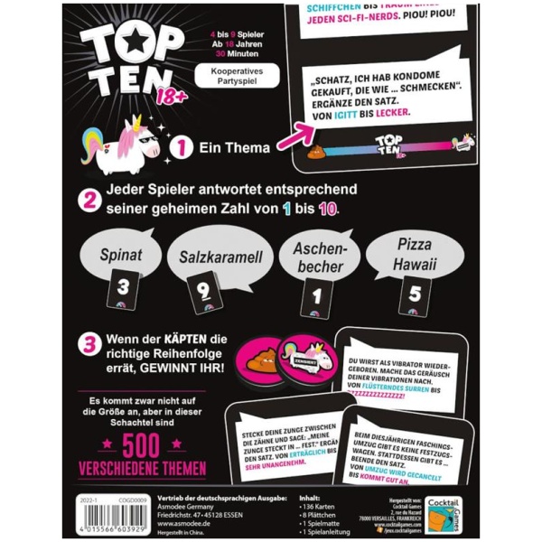 Top Ten 18+
