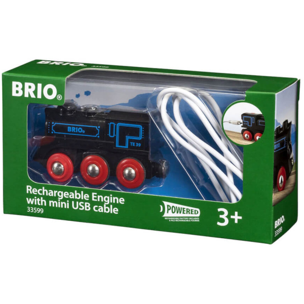 Ravensburger 63359900 Schwarze Akku-Lok mit Mini-USB BRI Bahn