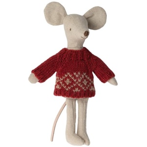 Maileg Knitted sweater, Mum mouse