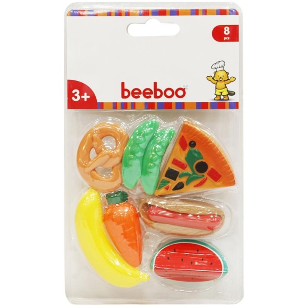 Beeboo Kitchen Obst und Gemüse, 8-teilig