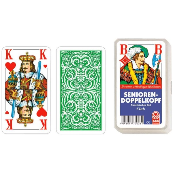 ASS Senioren Doppelkopf, französisches Bild. Kartenspiel
