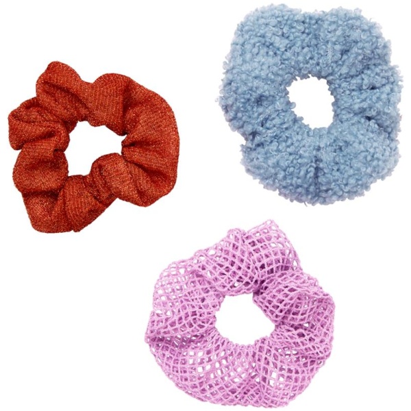Scrunchies I LOVE HORSES,3er Pack 2fach sortiert