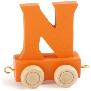 Buchstabenzug bunt N
