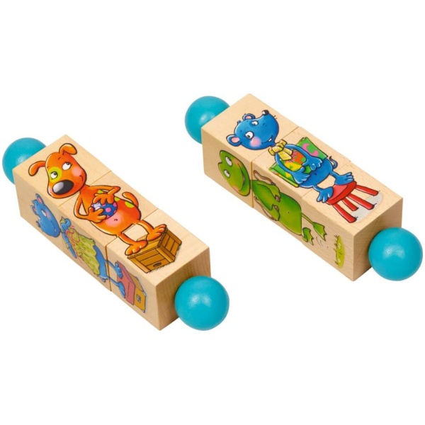 Holz-Dreh-Puzzle Die Lieben Sieben