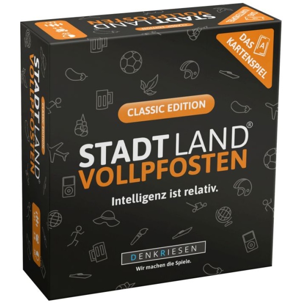 STADT LAND VOLLPFOSTEN: Das Kartenspiel – Classic Edition