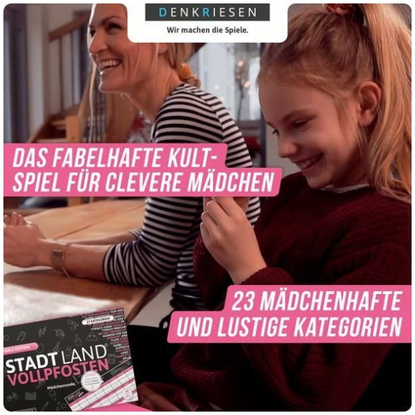 STADT LAND VOLLPFOSTEN® - GIRLS EDITION (DinA4-Format)