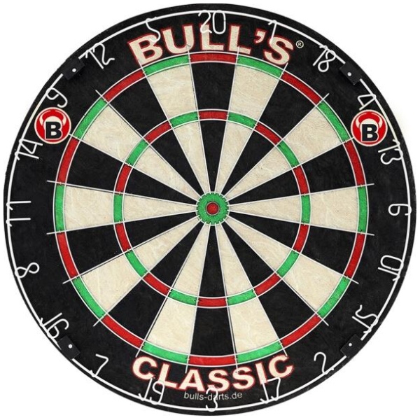 BULL'S Classic Bristle Dartboard