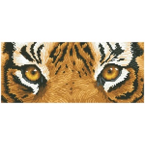 DIAMOND DOTZ Tiger Augen 42x15 cm