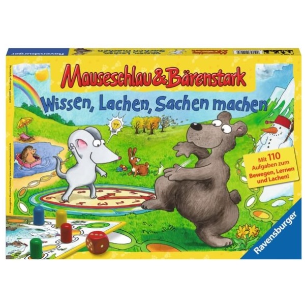 Ravensburger 21298 Mauseschlau & Bärenstark Wissen, Lachen, Sachen machen