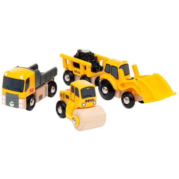Ravensburger 63365800 BRIO Baustellenfahrzeuge RW Rolling Stock
