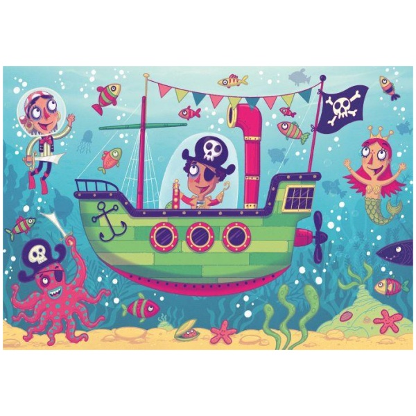 Ravensburger Kinderpuzzle Puzzle&Play 05592 - Land in Sicht - 2x24 Teile Puzzle für Kinder ab 4 Jahren