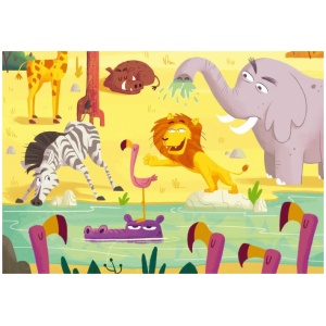 Ravensburger Kinderpuzzle Puzzle&Play 05594 - Safari-Zeit - 2x24 Teile Puzzle für Kinder ab 4 Jahren Ravensburger Kinderpuzzle Puzzle&Play 05594 - Safari-Zeit - 2x24 Teile Puzzle für Kinder ab 4 Jahren
