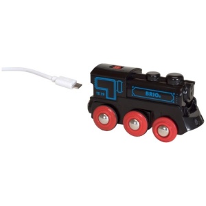 Ravensburger 63359900 Schwarze Akku-Lok mit Mini-USB BRI Bahn Ravensburger 63359900 Schwarze Akku-Lok mit Mini-USB BRI Bahn