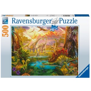 Ravensburger Puzzle - Im Dinoland - 500 Teile Ravensburger Puzzle - Im Dinoland - 500 Teile