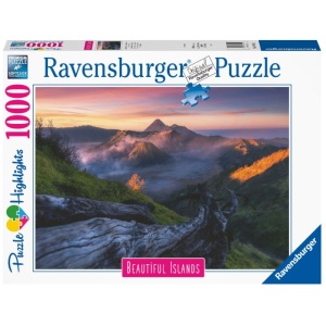 Ravensburger Puzzle Beautiful Islands 16911 - Stratovulkan Bromo, Indonesien# - 1000 Teile Puzzle für Erwachsene und K