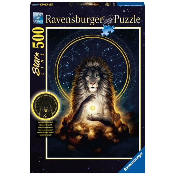 Ravensburger Puzzle Starline 16992 Leuchtender Löwe 500 Teile
