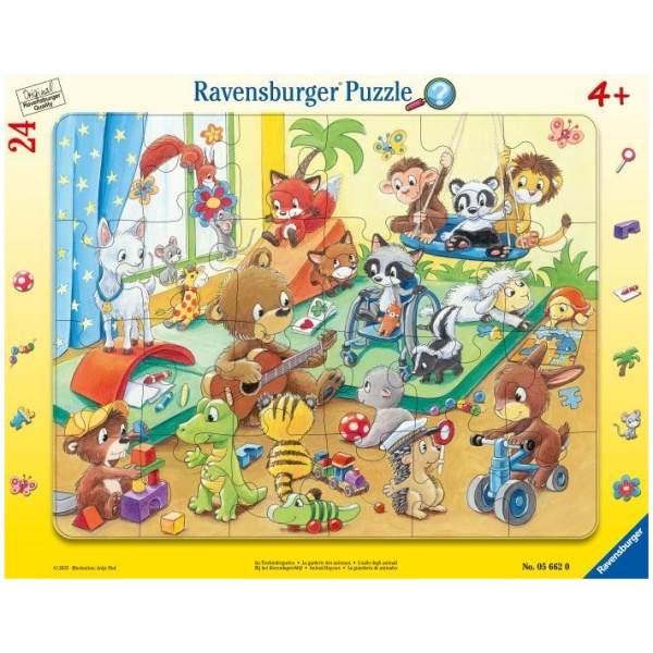 Ravensburger 5662 Puzzle Im Tierkindergarten 24 Teile