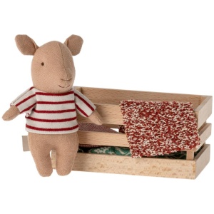 Maileg Pig in box, Baby - Girl