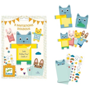 Geburtstag: Cuddly toys invitation cards