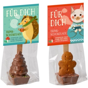 Trinkschokolade am Löffel - Lasst uns froh...,sortiert (1 Stück) Weihnachten Trinkschokolade am Löffel - Lasst uns froh...,sortiert (1 Stück) Weihnachten