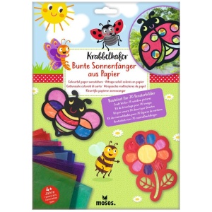 Krabbelkäfer Bunte Sonnenfänger aus Papier - Bastelset für 20 Fensterbilder Krabbelkäfer Bunte Sonnenfänger aus Papier - Bastelset für 20 Fensterbilder