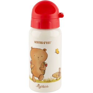 Sigikid Kinder Edelstahl Trinkflasche Mister O'Lui, 400ml