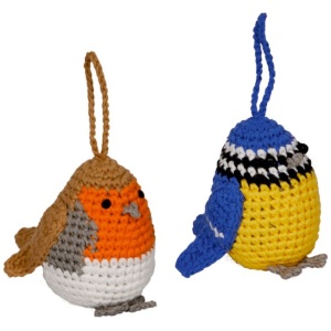 Häkel-Anhänger Vogel - Ostergrüße, sortiert (1 Stück) Häkel-Anhänger Vogel - Ostergrüße, sortiert (1 Stück)