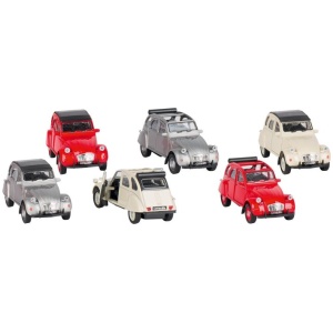 12180Citroen 2CV (1979), Spritzguss, 1:34-39, L= 11,7 cm sortiert (1 Stück)