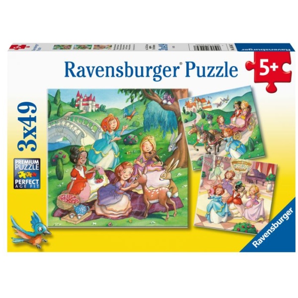 Ravensburger 5564 Puzzle Kleine Prinzessinnen 3 X 49 Teile