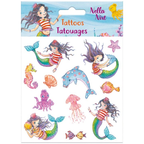 Glitzer-Tattoos Nella Nixe