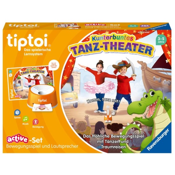 Ravensburger 122 ACTIVE Set Kunterbuntes Tanz-Theater