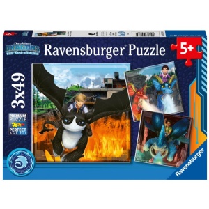 Ravensburger 5688 Puzzle Dragons: Die 9 Welten 3 X 49 Teile Ravensburger 5688 Puzzle Dragons: Die 9 Welten 3 X 49 Teile