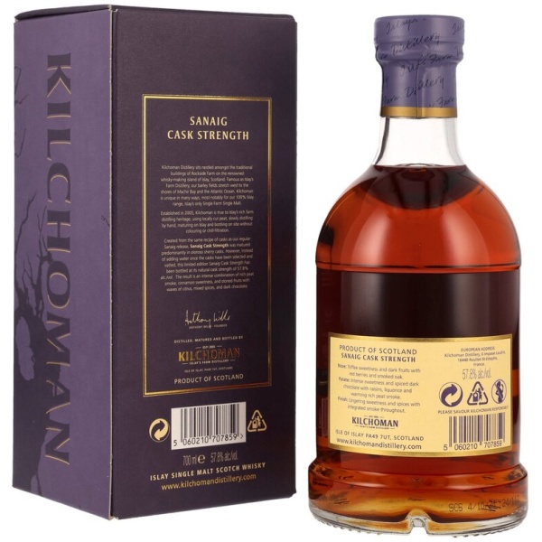 Kilchoman Sanaig Cask Strength - 57,8%