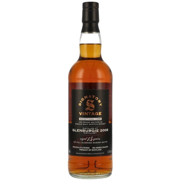 Glenburgie 2008 - 15 y.o. - Signatory 100 PROOF Exceptional Edition #2