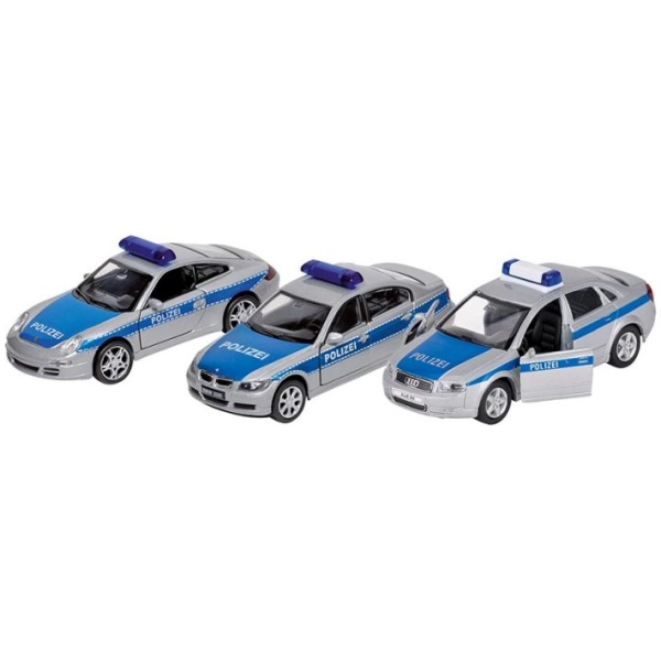12181Polizei, Spritzguss, 1:34-39, L= 11 - 12 cm sortiert (1 Stück)