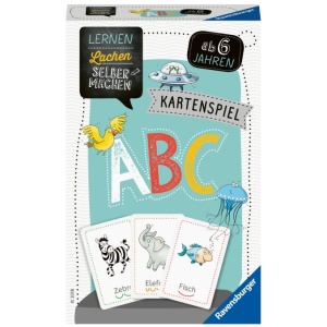 Ravensburger 80347 Lernen Lachen Selbermachen: Kartenspiel ABC Spielen und Lernen