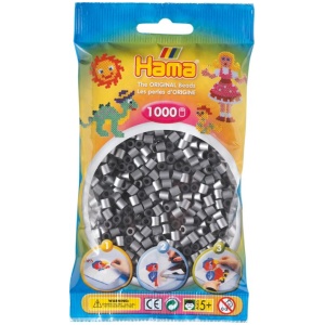 Hama® Bügelperlen Midi - Silber 1000 Perlen Hama® Bügelperlen Midi - Silber 1000 Perlen